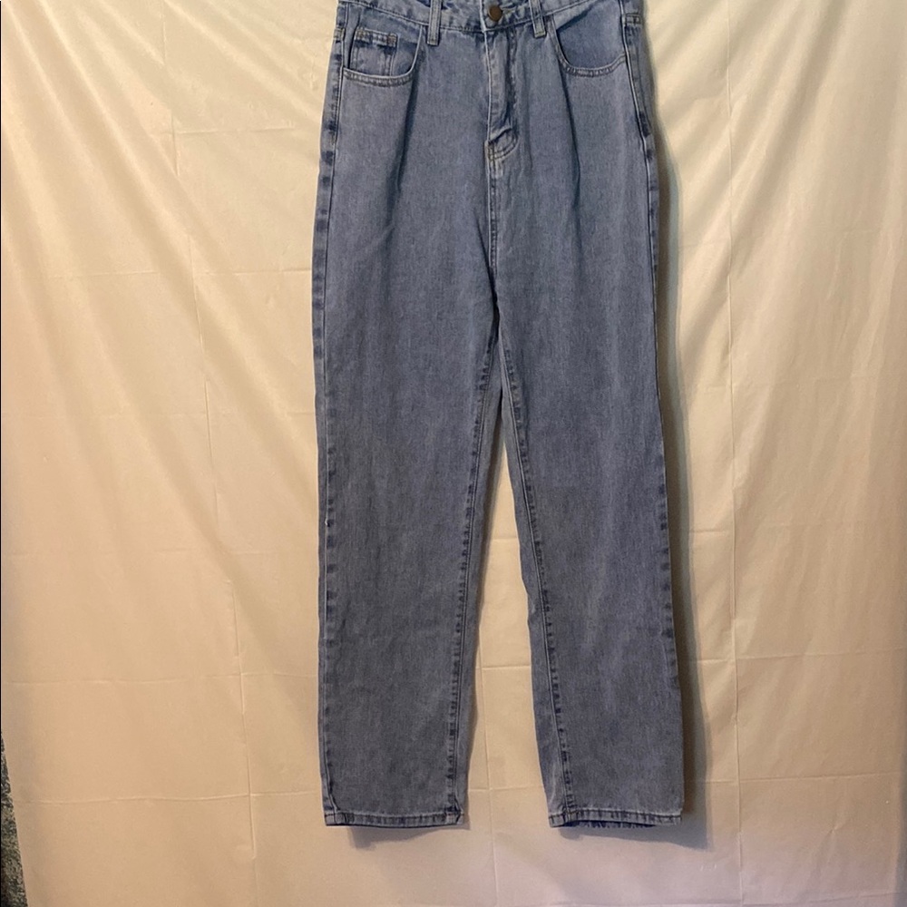 Pink Lily, light Blue Relaxed high waist Jeans Classic Denim
